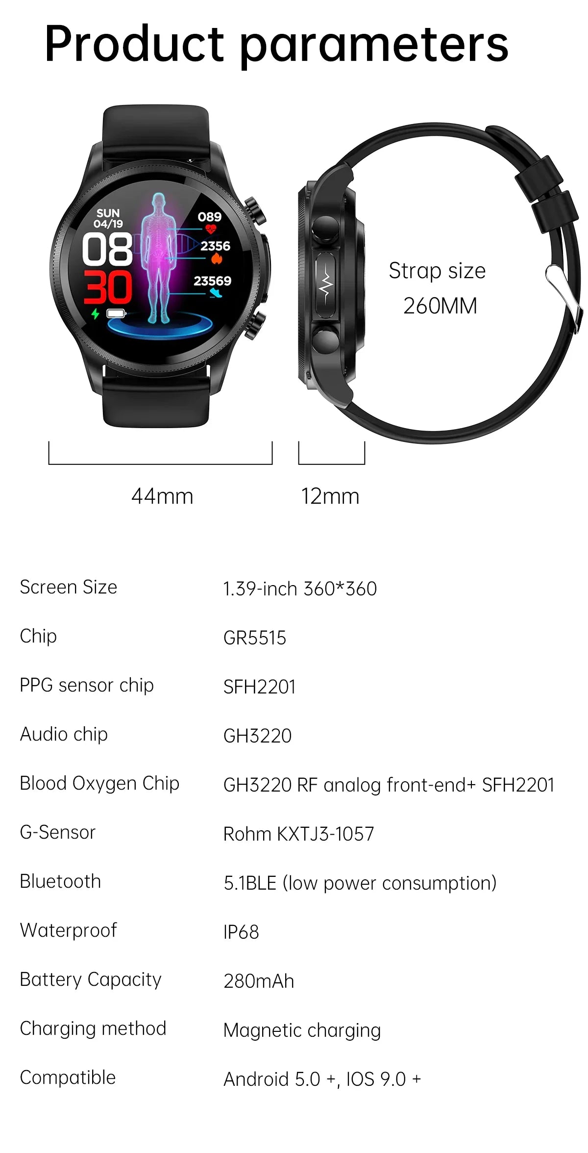 DiaWatch™ | Smartwatch för Diabetes